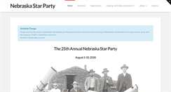 Desktop Screenshot of nebraskastarparty.org